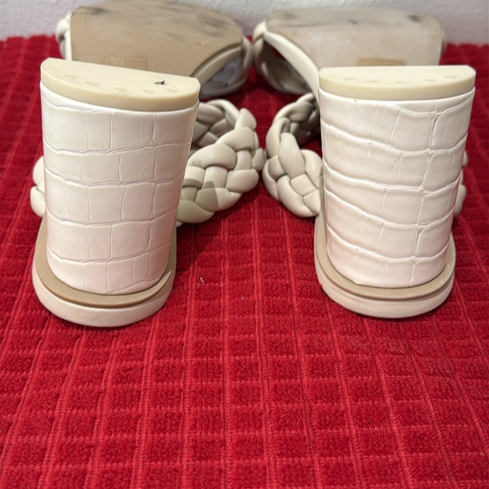 Dolce Vita Ivory Braided Sandals size 9.5 - Picture 4 of 6